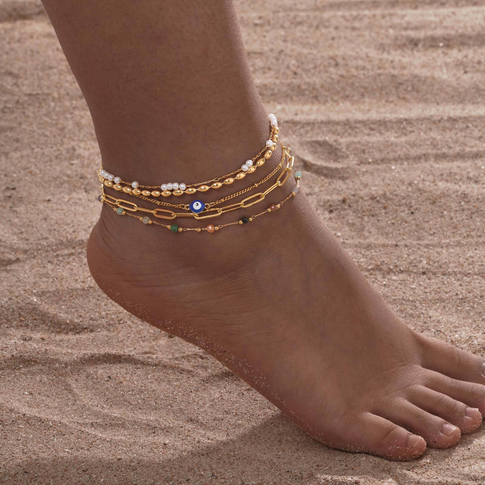 Jc Jewelry & Watches Photos - Kadınlar için Altın Kaplama Katmanlı Halhal