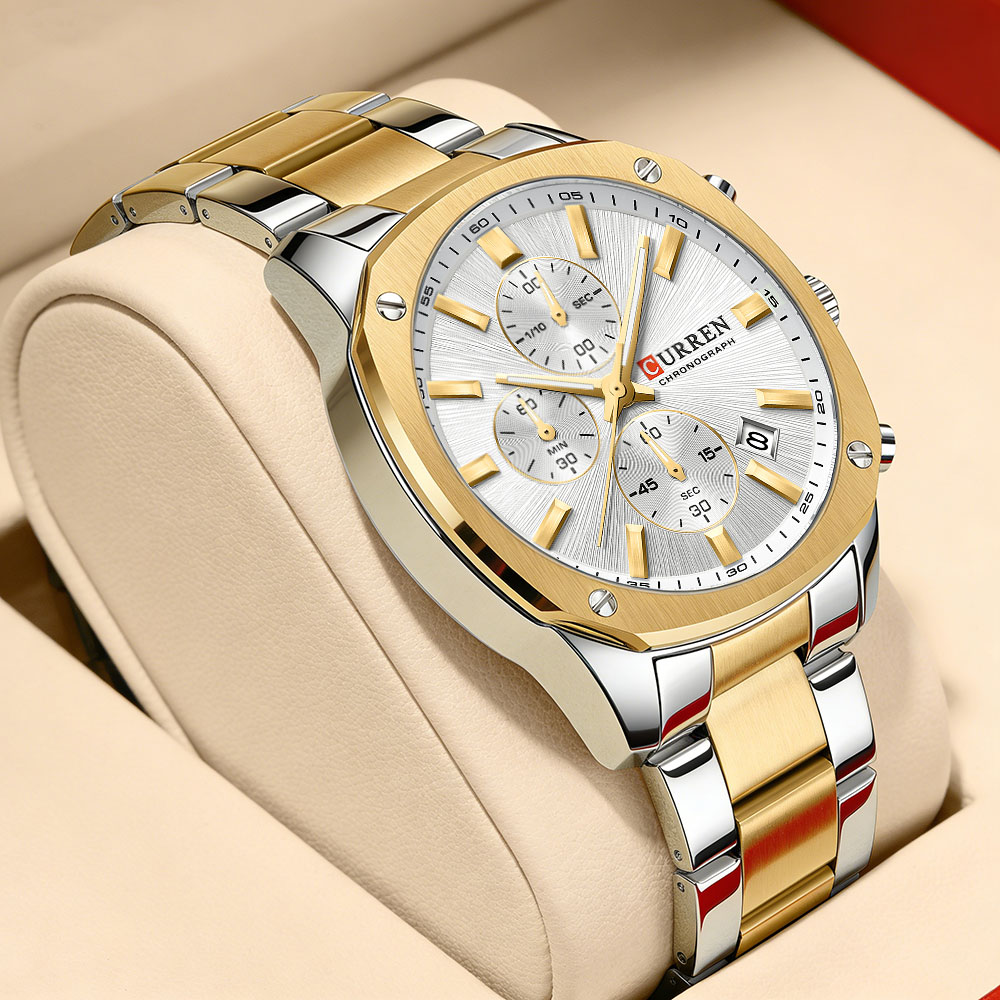 Jewelry For Watches - CURREN Modern Erkek 42mm Spor Saati