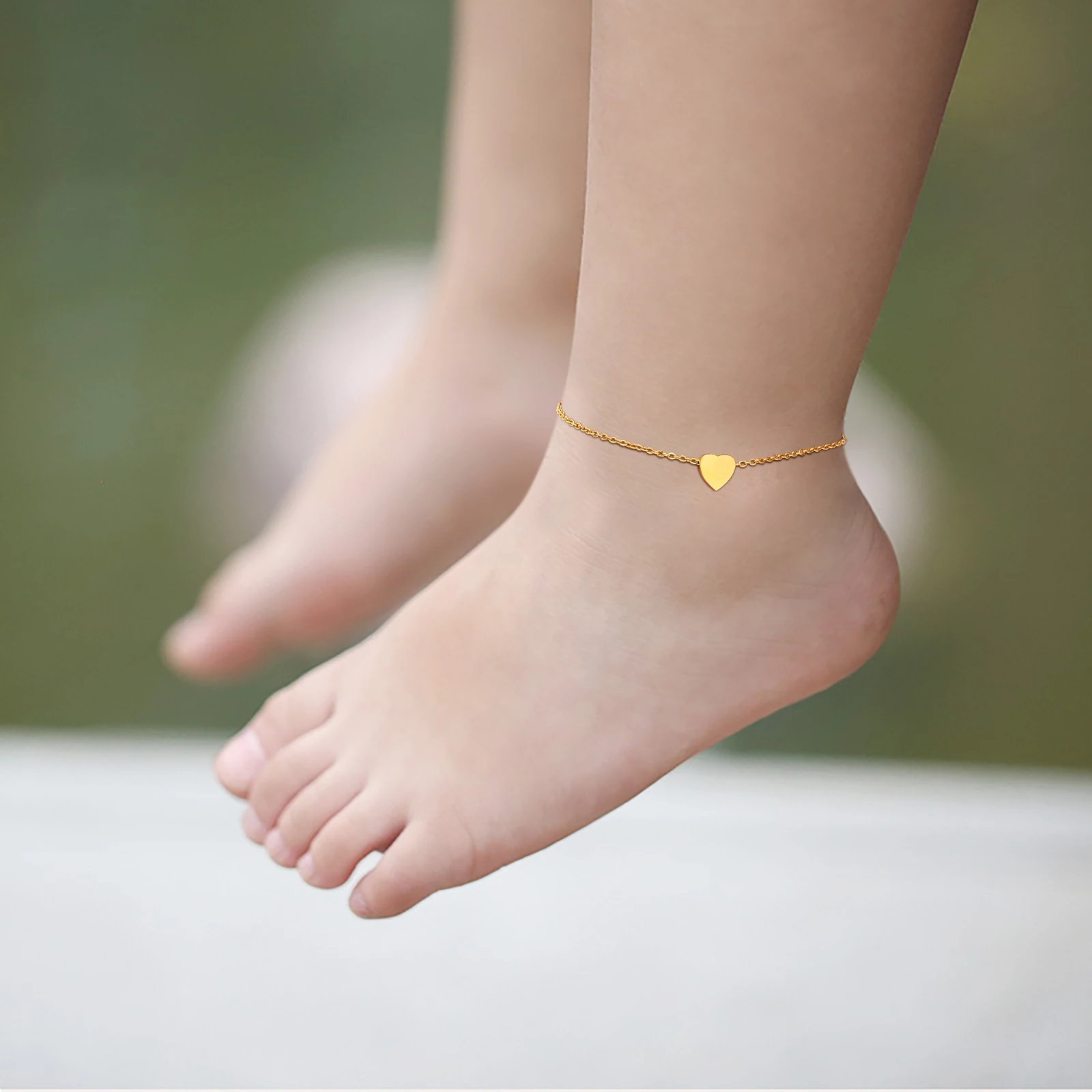 Jc Jewelry & Watches Photos - Çocuklar İçin Bebek Kalpli Ayak Bileziği,