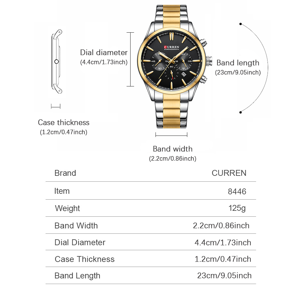 CURREN Casual Kuvars Chrono Sp - Jewelry For Watches incelemesi ve fiyatı